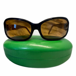 kate spade Black Frame Brown Lens Sunglasses